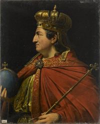 로타르 1세(19세기 작, 레이몽 오규스트 몬보이신, 루이 필리프가 의뢰하여 그린 작품)