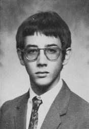 고등학교 졸업반 시절의 루번스(1970년)