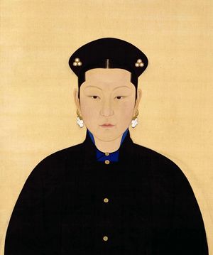 효소인황후 상복(常服) 차림