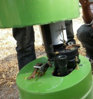 섬프식 우량계(내부)