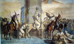 1814년 파리의 바쉬키르 기마궁수