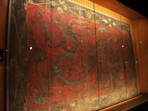 허난성 박물관의 사신 벽화.