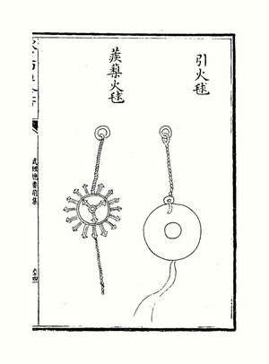 무경총요에 나오는 '점화 화구'와 '갈고리 화구'