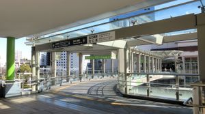 JR가와사키역·라조나 가와사키 플라자 직결 통로