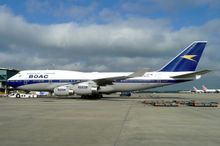 BOAC 도장으로 변경한 영국항공의 보잉 747-400