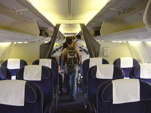 이스라엘항공(El Al) 보잉 757의 이전 비즈니스석