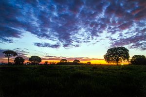 캄푸그란지의 일몰