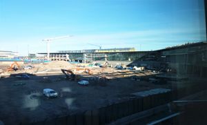 헬싱키 공항 제2터미널 비솅겐 구역 확장 공사 현장 (2018년 5월)