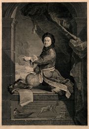 생말로 출신의 피에르 루이 모페르튀. 훗날 라 메트리가 프로이센으로 망명하는 데 도움을 주었다.