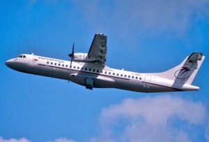2004년 자체 브랜드를 사용했던 유로윙스 ATR 72-500