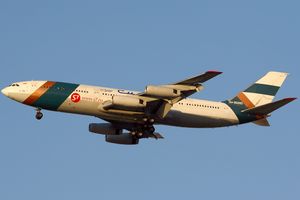 S7 항공의 일류신 Il-86 항공기(이전에는 브누코보 항공에서 운영). 두바이 국제공항에서 촬영.