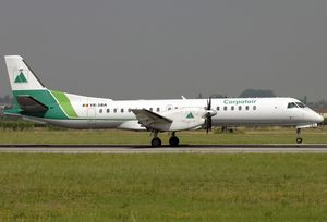 카르파트에어의 사브 2000 항공기