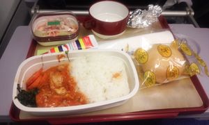 마닐라에서 서울(인천)으로 가는 비행기에서 제공된 기내식