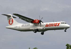 윙스 에어 ATR 72-500 항공기