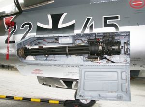 서독 록히드 F-104G 스타파이터에 장착된 M61 20mm 기관포