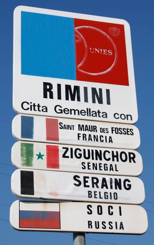리미니의 자매 도시