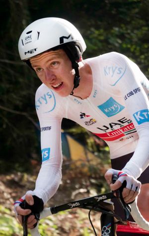 2020 투르 드 프랑스의 결정적인 20번째 스테이지 개인 도로 시간제 경기 중인 포가차르