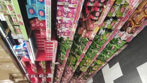 일본 오사카에서 전시된 킷캣 종류들