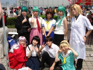 2006년 쓰르라미 울 적에 캐릭터 코스프레 팬들