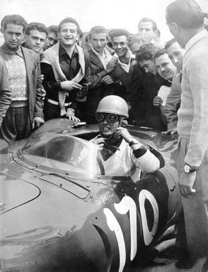 1955년 카타니아-에트나 대회에서 우승한 마리아 테레사 드 필리피스