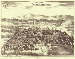 발바소르(Johann Weikhard von Valvasor)의 판화 Ruodolphswert, 1689년