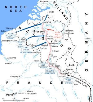 브레다 변형안이 포함된 다일 계획 지도