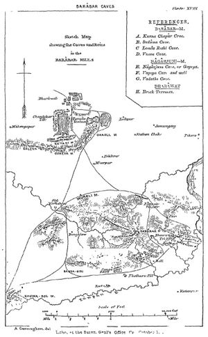 바라바르 석굴(Barabar Caves) 평면도
