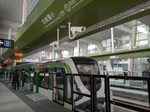 시훼이 초등학교역의 타이중 MRT 녹색 노선