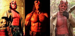 론 펄먼, 데이비드 하버, 잭 케시가 헬보이 역을 맡았다.