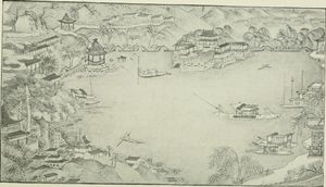 19세기 중세 항주 그림