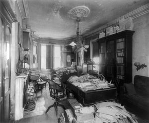 1897년 코프의 어수선한 연구실