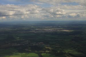 항공기에서 본 오슬로 공항