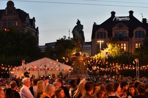 2018년 말뫼 페스티벌 기간 중 스톡토르예트 광장