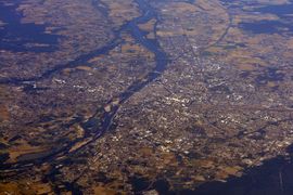 오를레앙 상공에서 바라본 모습