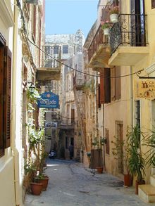 구시가의 전통적인 거리