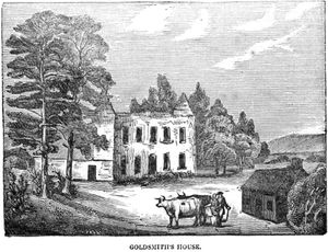 골드스미스의 가족 집, 오번(Auburn), 킬케니(Kilkenny), 1834년, 더블린 페니 저널(Dublin Penny Journal)