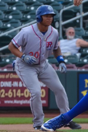 2015년 라운드 록 익스프레스에서 뛰는 초이스