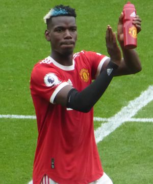 2021년 맨체스터 유나이티드 경기 후 포그바