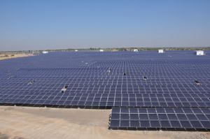 구자라트 주에 있는 Astonfield사의 11.5MW 태양광 발전소