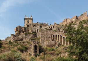 골콘다 요새의 바라다리 전경