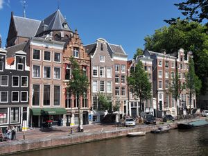 네덜란드 암스테르담의 운하(Gracht)