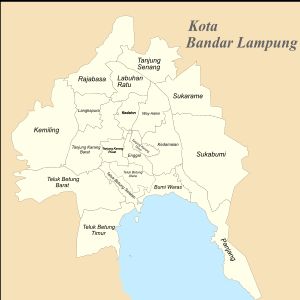 반다르람풍의 행정 구역