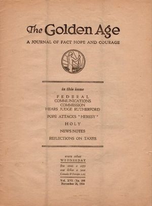 1934년 11월 21일자 황금시대