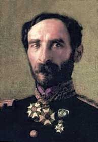 공화파 장군 카베냐크. 6월 혁명 진압자로서 혁명 이후 이미지가 급격히 악화되었다.