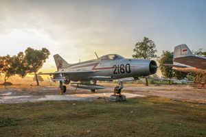 족자카르타 공군 박물관(Dirgantara Mandala Museum)에 전시된 인도네시아 공군 MiG-21