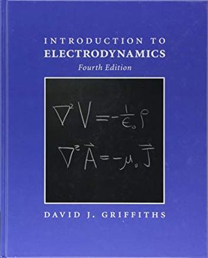 전자기학 개론(Introduction to Electrodynamics) 교재 표지에 나와있는 SI 단위계의 전기(위)와 자기(아래)에 대한 포아송 방정식.