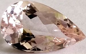 연마된 모가나이트, 2.01캐럿, 브라질