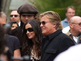 돈 존슨, 데미 무어와 애쉬튼 커쳐 (2006년 할리우드 명예의 거리)