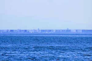 봄여름형 상위 신기루(도야마현우오즈시 앞바다)