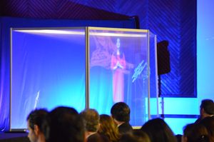 공연 등에 사용되는 유사홀로그램